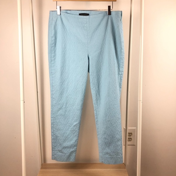 Talbot Side Zip Light Blue Pants Size: 10 - Picture 2 of 8